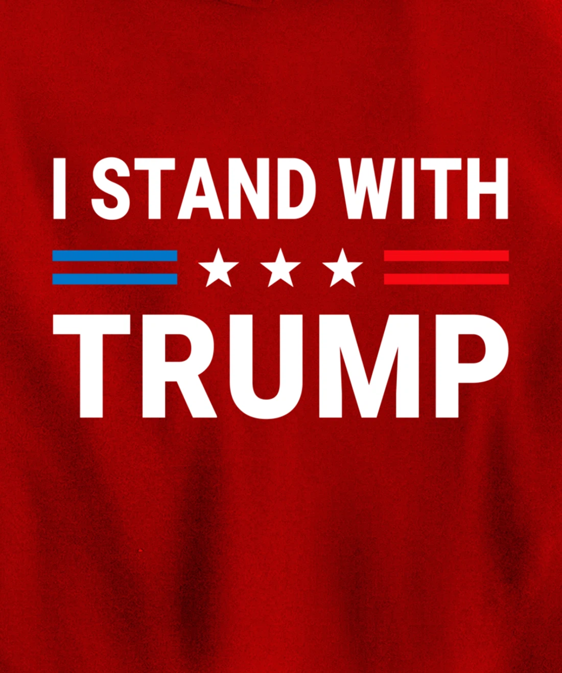 I Stand With Trump US Flag Support Trump 2024 Vintage Pullover Hoodie