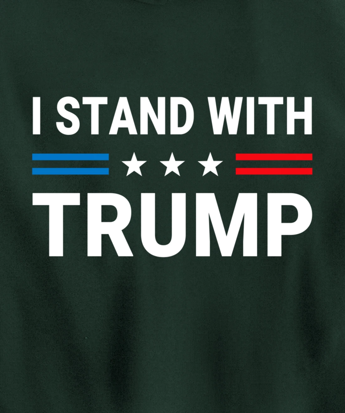 I Stand With Trump US Flag Support Trump 2024 Vintage Pullover Hoodie