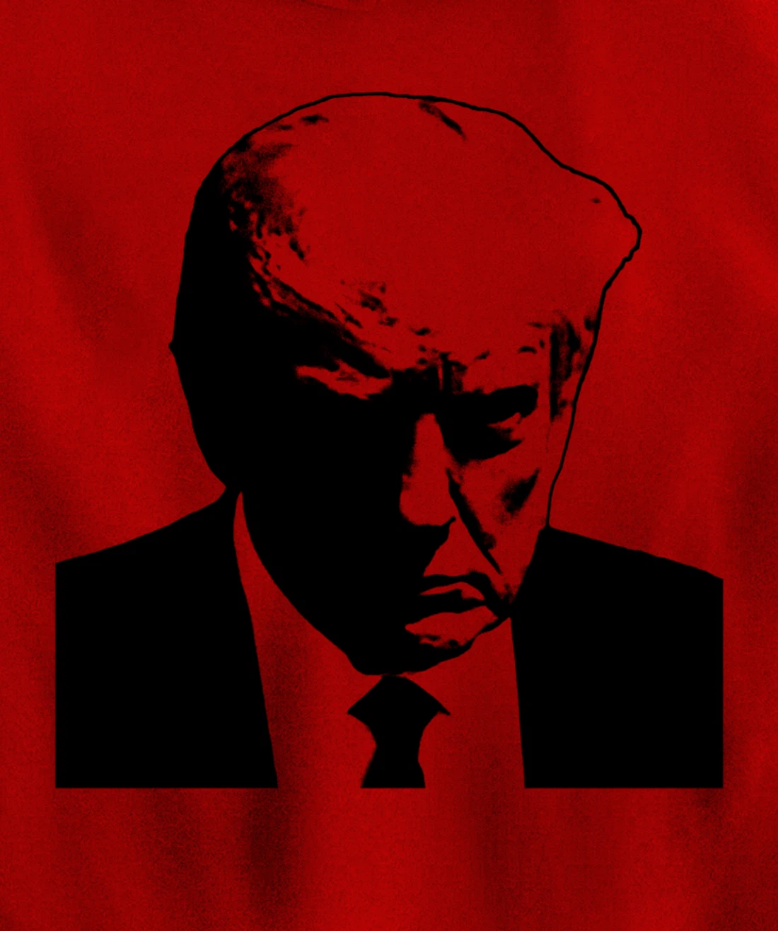 DONALD TRUMP MUG SHOT Pullover Hoodie