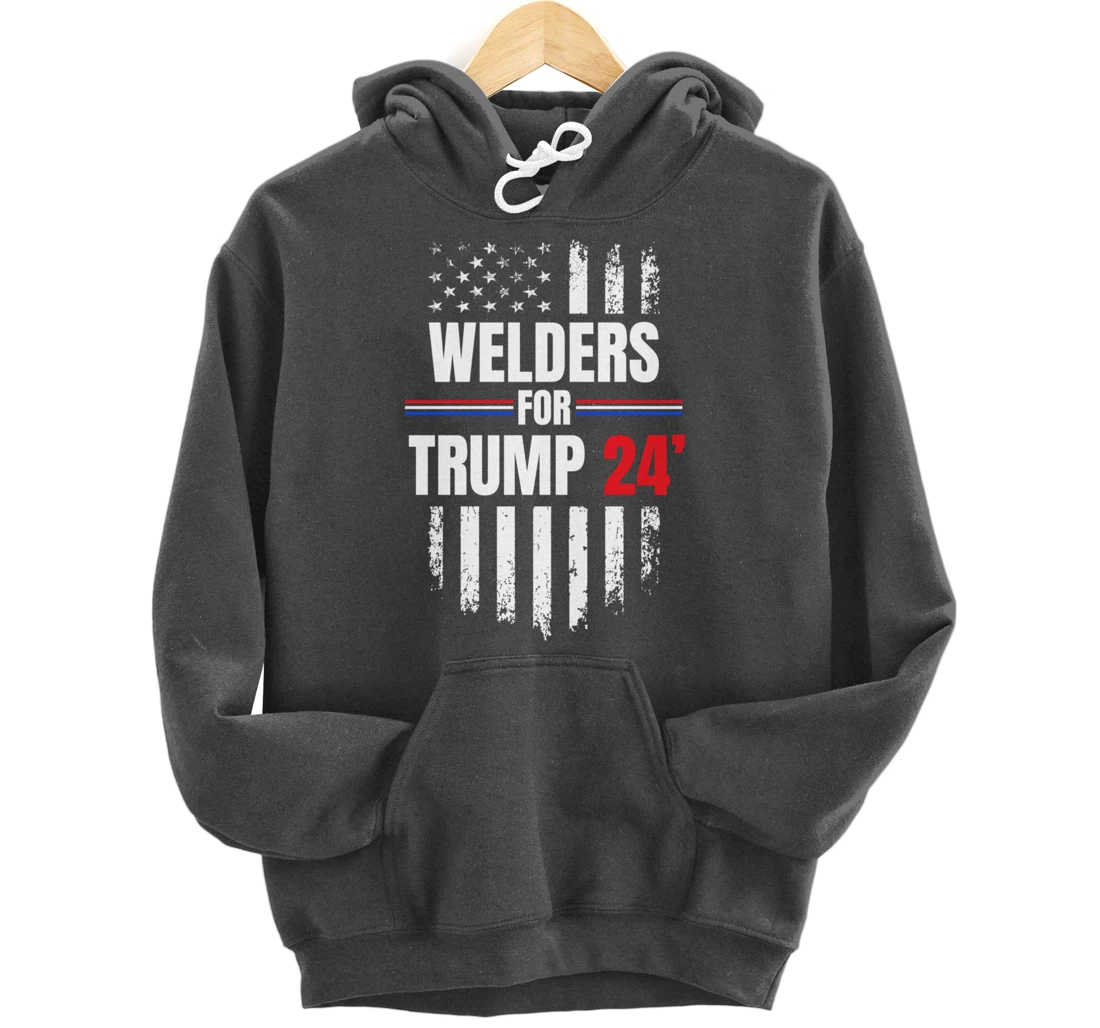 2024 American Flag Pullover Hoodie