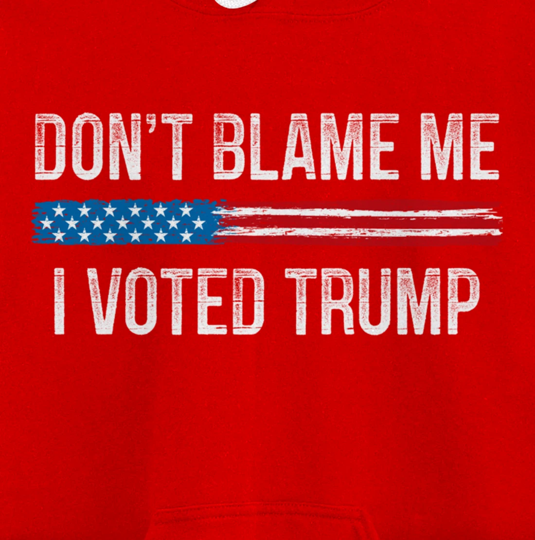 Don't Blame Me - I Voted Trump - Vintage Style - Pullover Hoodie