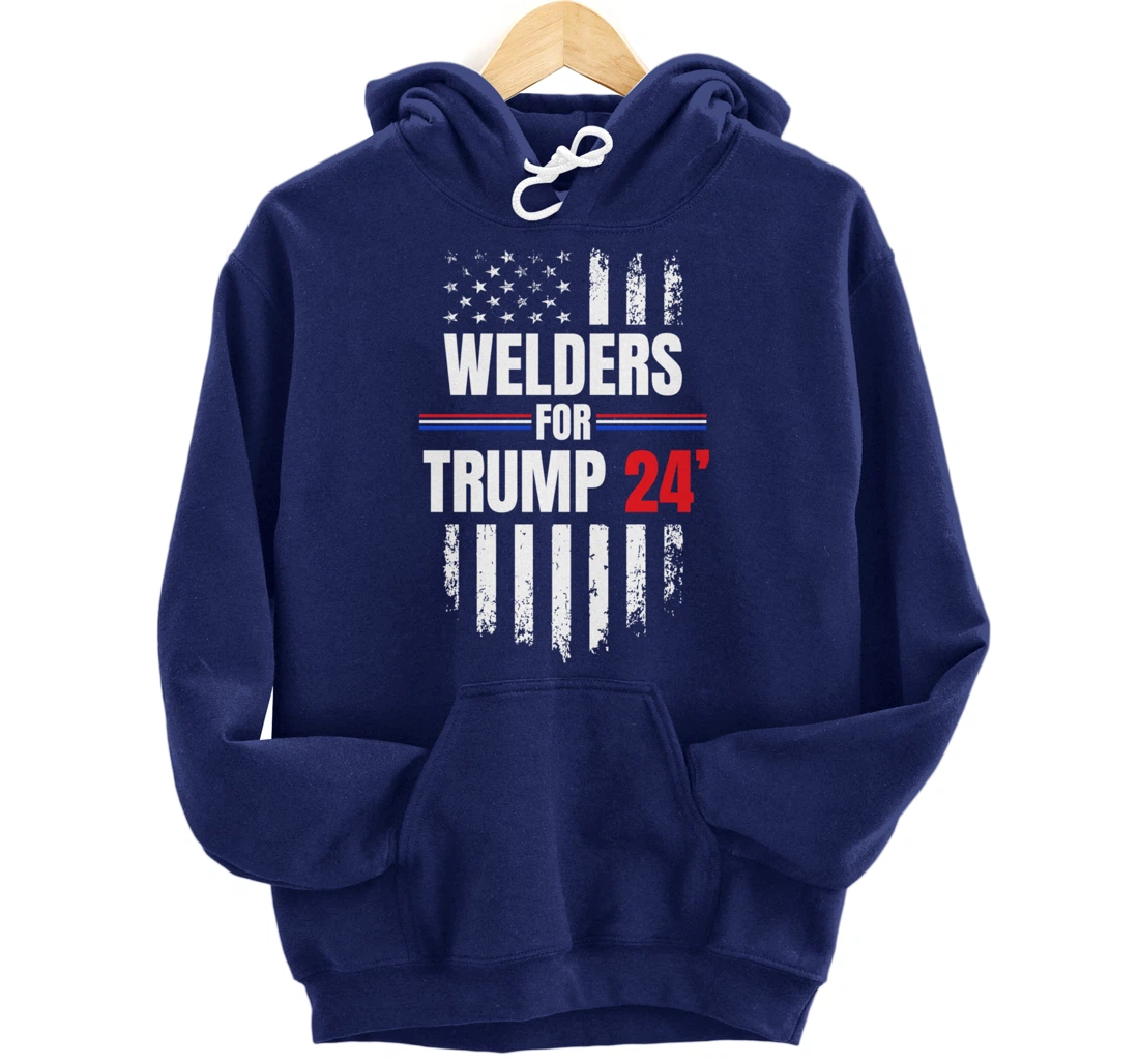 2024 American Flag Pullover Hoodie