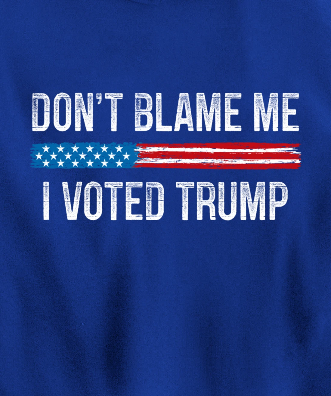 Don't Blame Me - I Voted Trump - Vintage Style - Pullover Hoodie