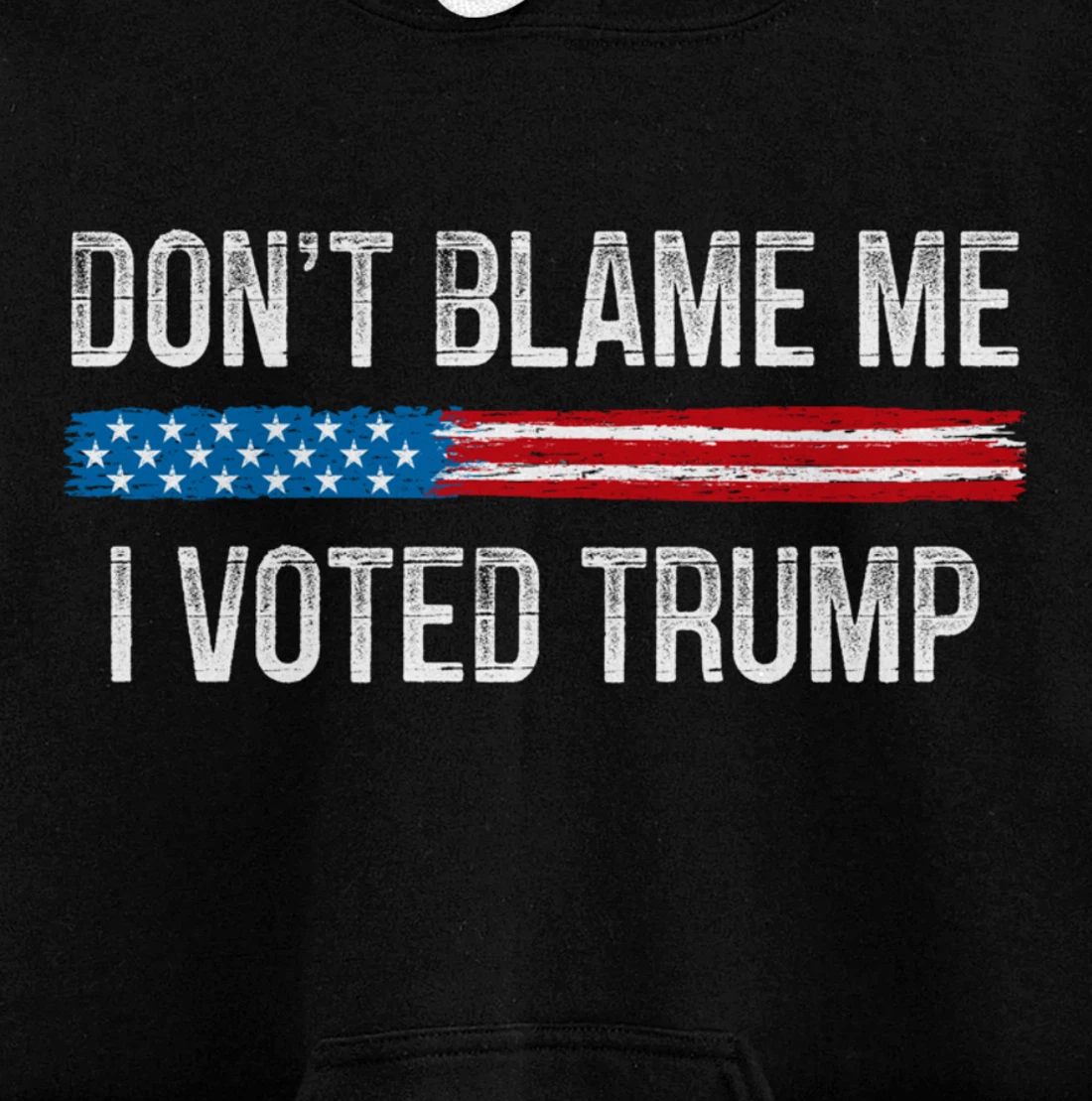 Don't Blame Me - I Voted Trump - Vintage Style - Pullover Hoodie