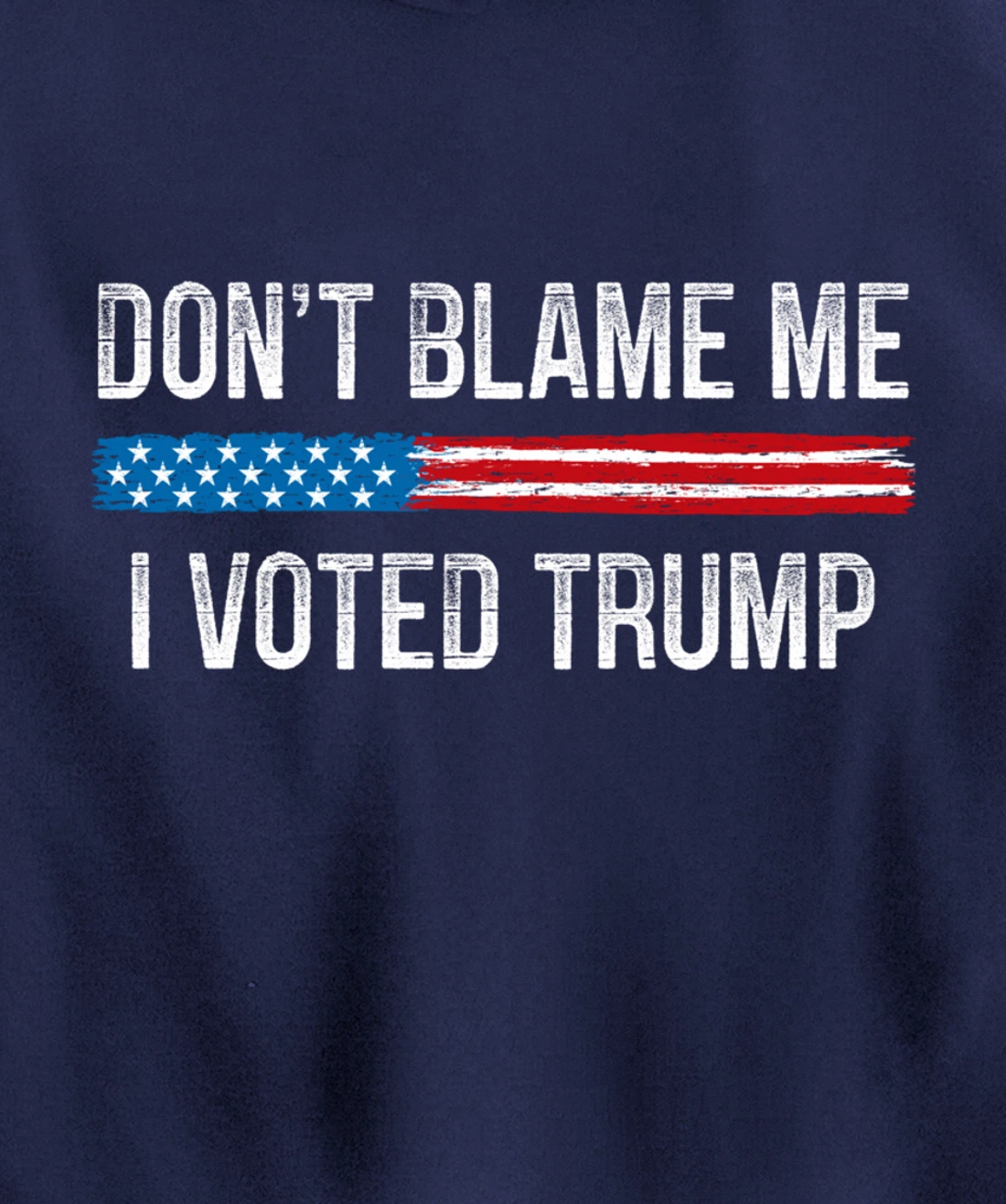 Don't Blame Me - I Voted Trump - Vintage Style - Pullover Hoodie