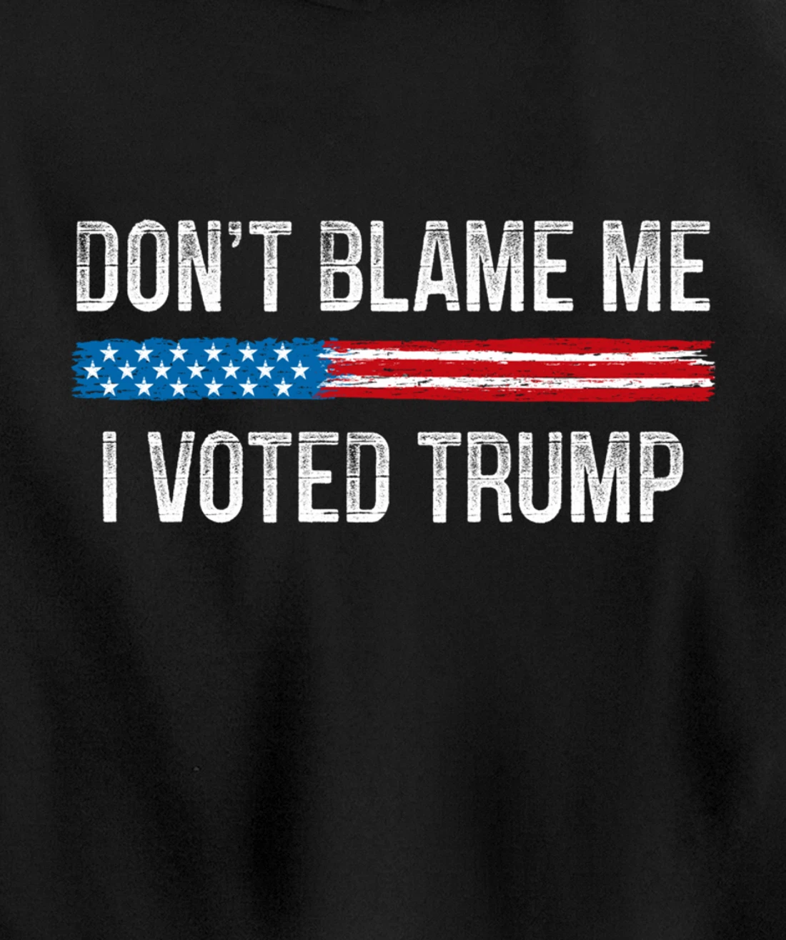 Don't Blame Me - I Voted Trump - Vintage Style - Pullover Hoodie
