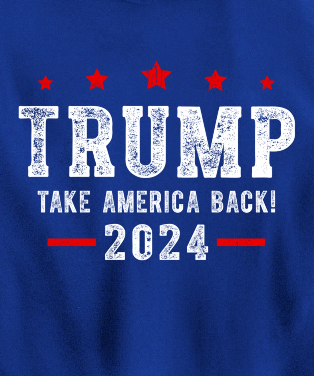 Trump 2024 Take America Back USA Patriotic American Flag Pullover Hoodie