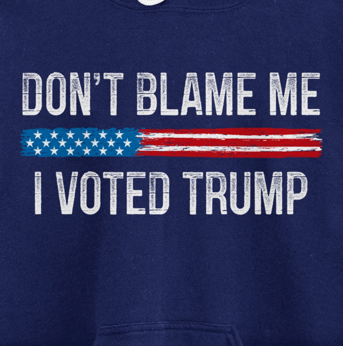 Don't Blame Me - I Voted Trump - Vintage Style - Pullover Hoodie