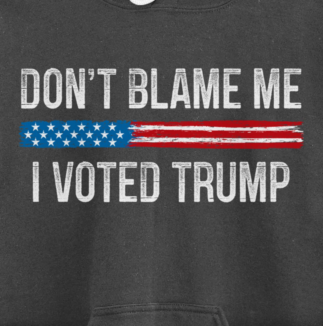 Don't Blame Me - I Voted Trump - Vintage Style - Pullover Hoodie