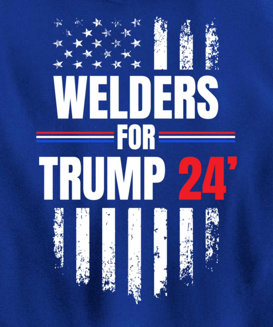 2024 American Flag Pullover Hoodie