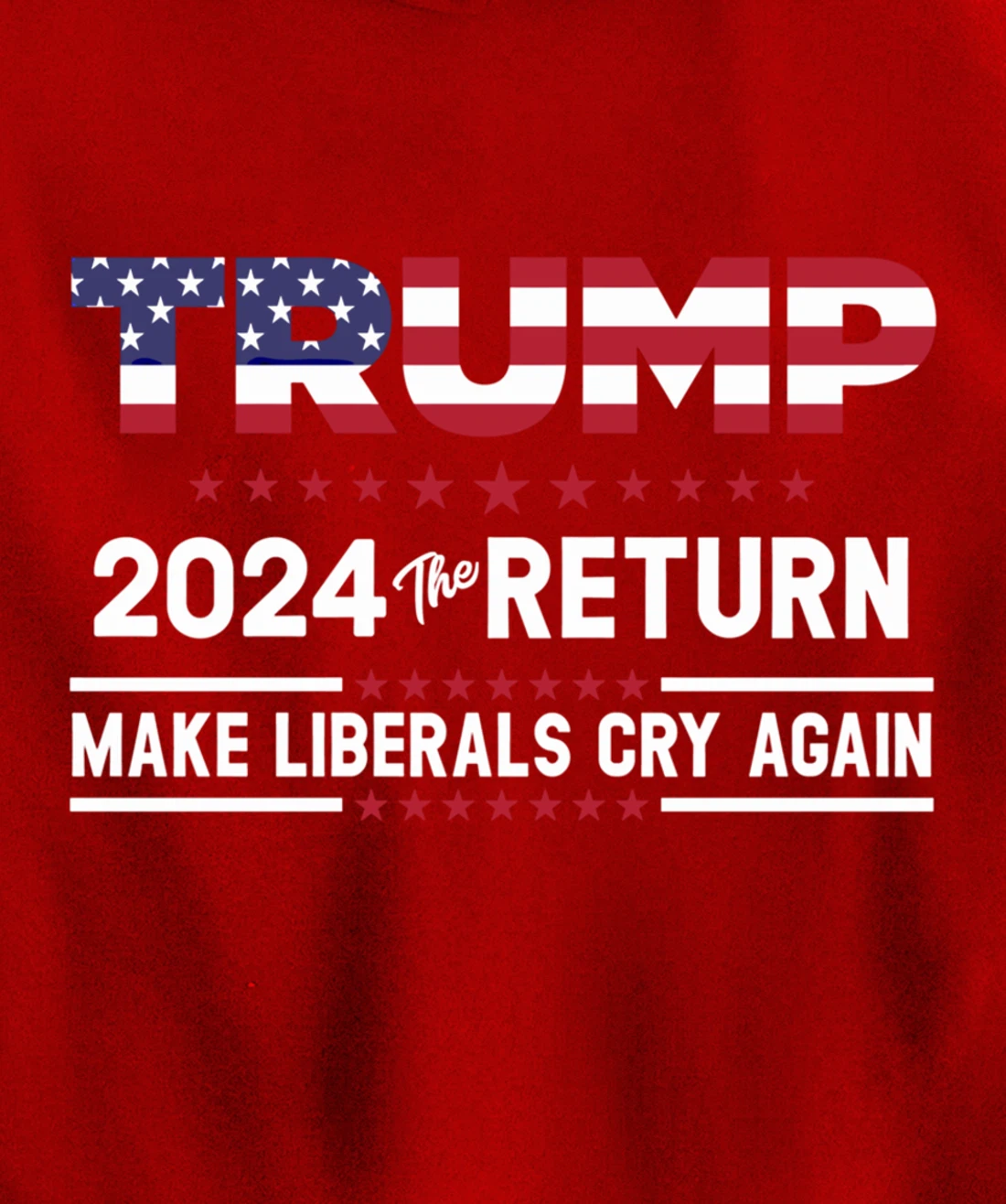 Trump 2024 The Return Make Liberals Cry Again Pro Trump Gift Pullover Hoodie