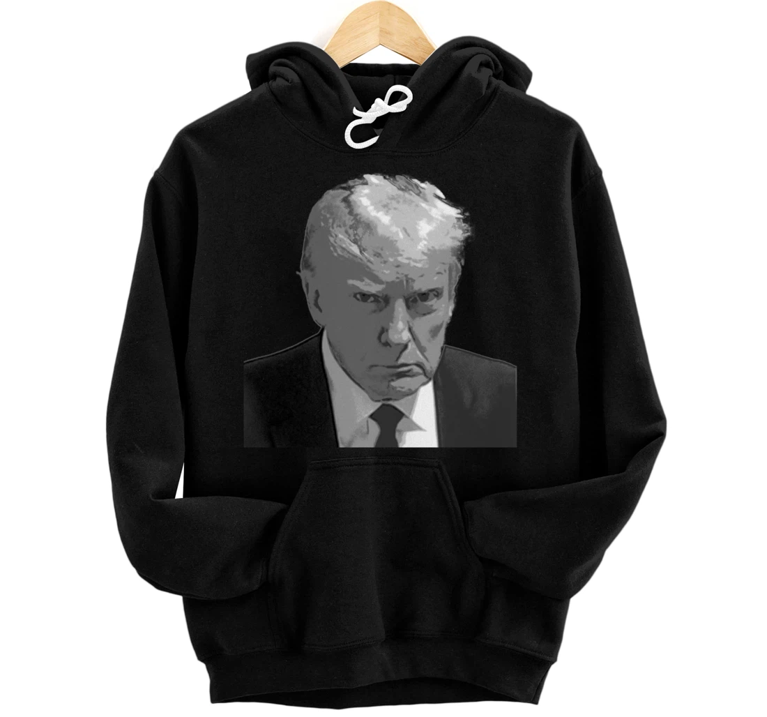 DONALD TRUMP MUG SHOT Pullover Hoodie