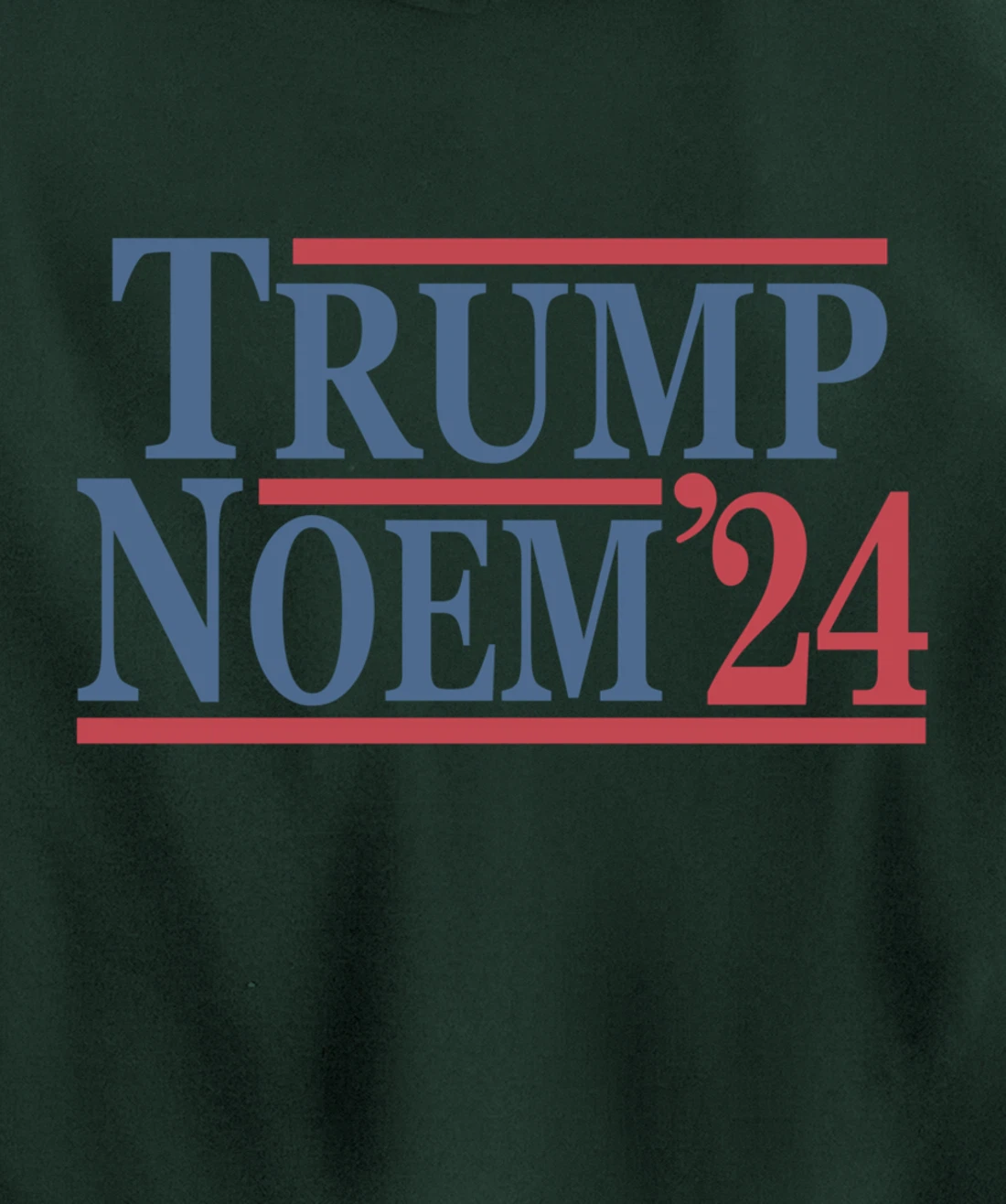 Donald Trump Kristi Noem 2024 Pullover Hoodie