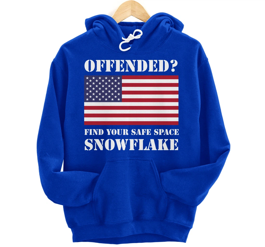 Find Your Safe Space Snowflake Hoodie - Republican Pro Trump Pullover Hoodie