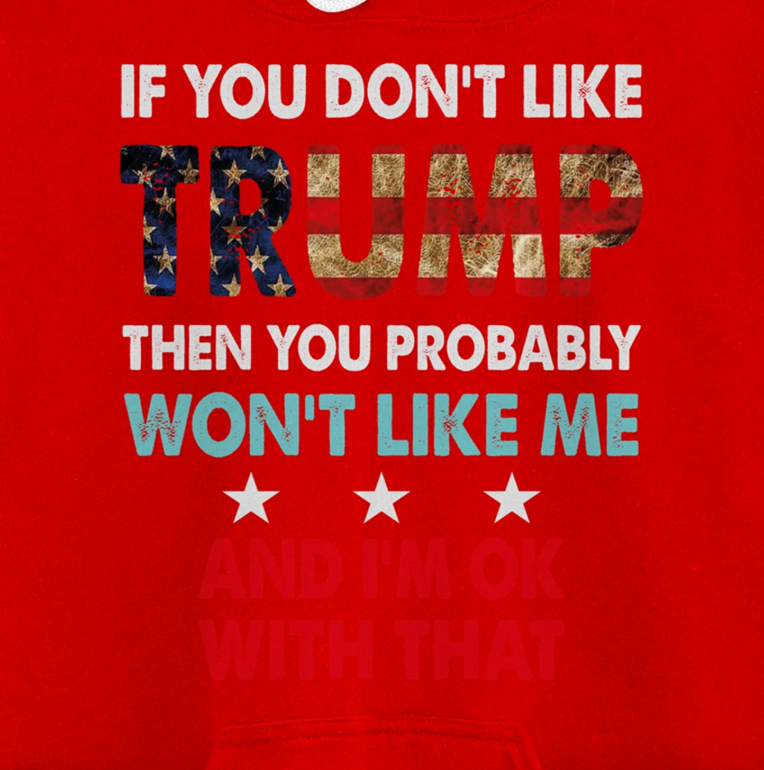 If You Don't Like Trump Then You Probably Won't Like Me Pullover Hoodie