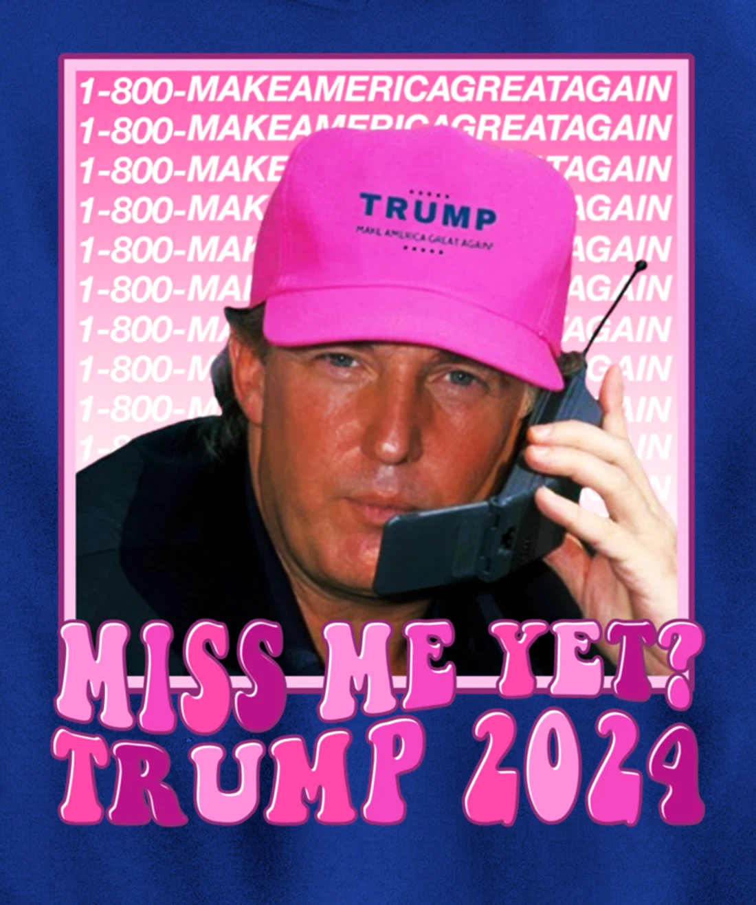 Miss Me Yet Trump 2024 Take America Back Election Patriotic Pullover Hoodie