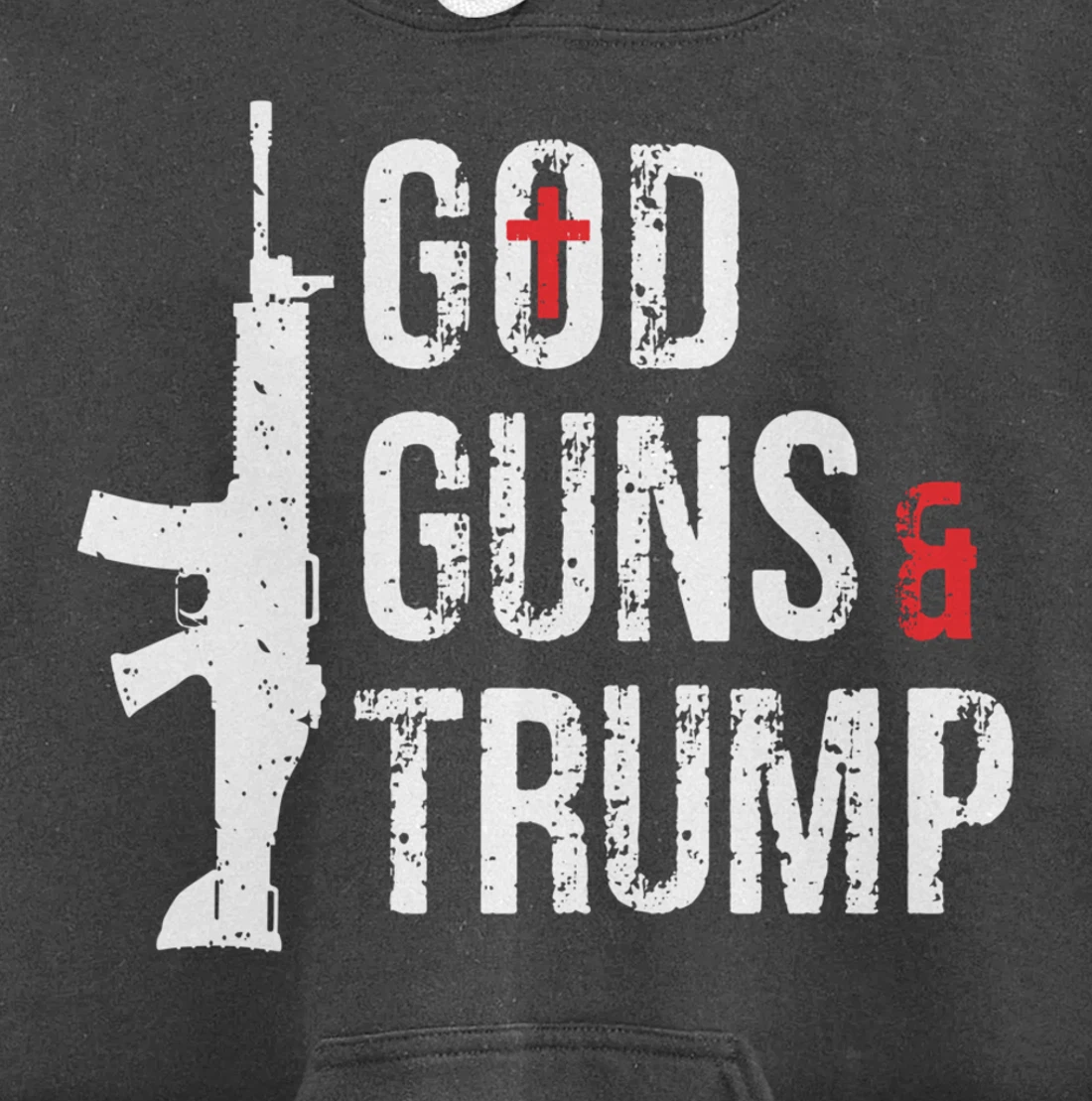 God Guns & Trump Hoodie Pullover Hoodie