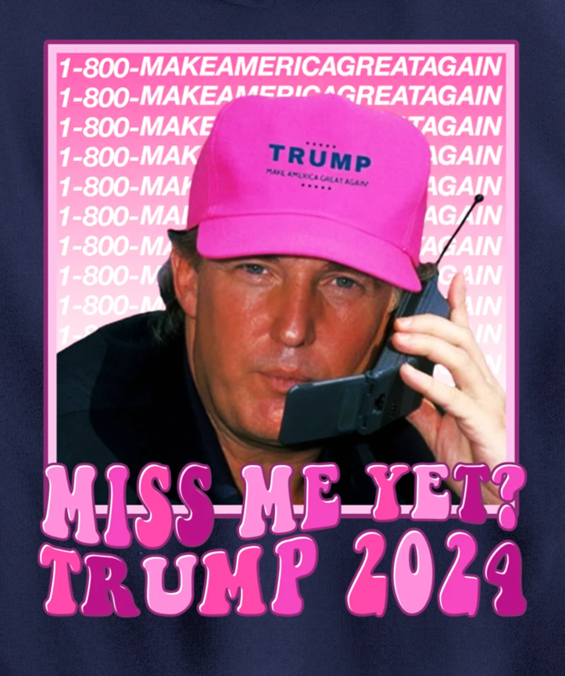 Miss Me Yet Trump 2024 Take America Back Election Patriotic Pullover Hoodie