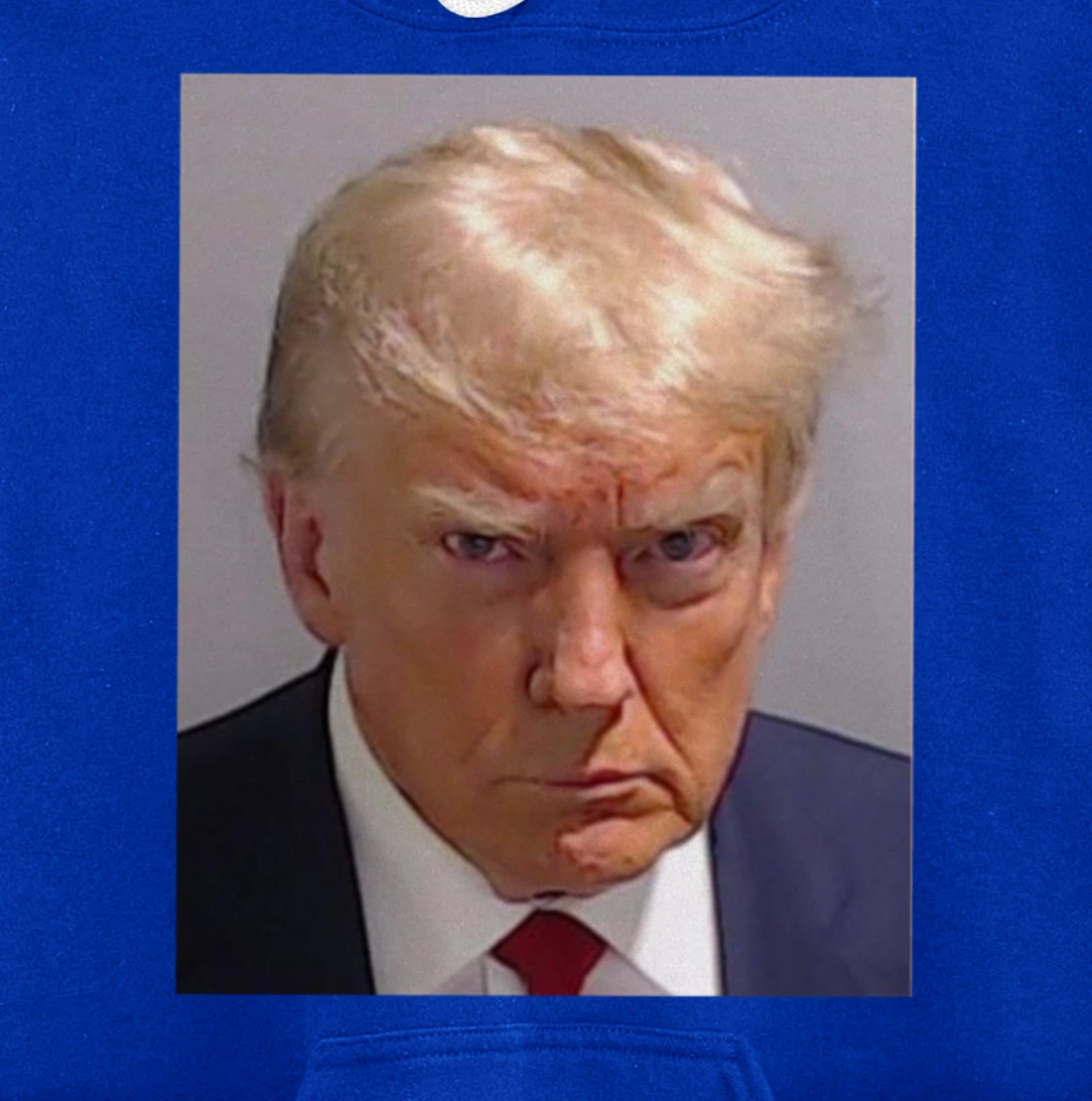 Donald Trump Mug Shot - Trump Mugshot Prison Portrait Jail Pullover Hoodie