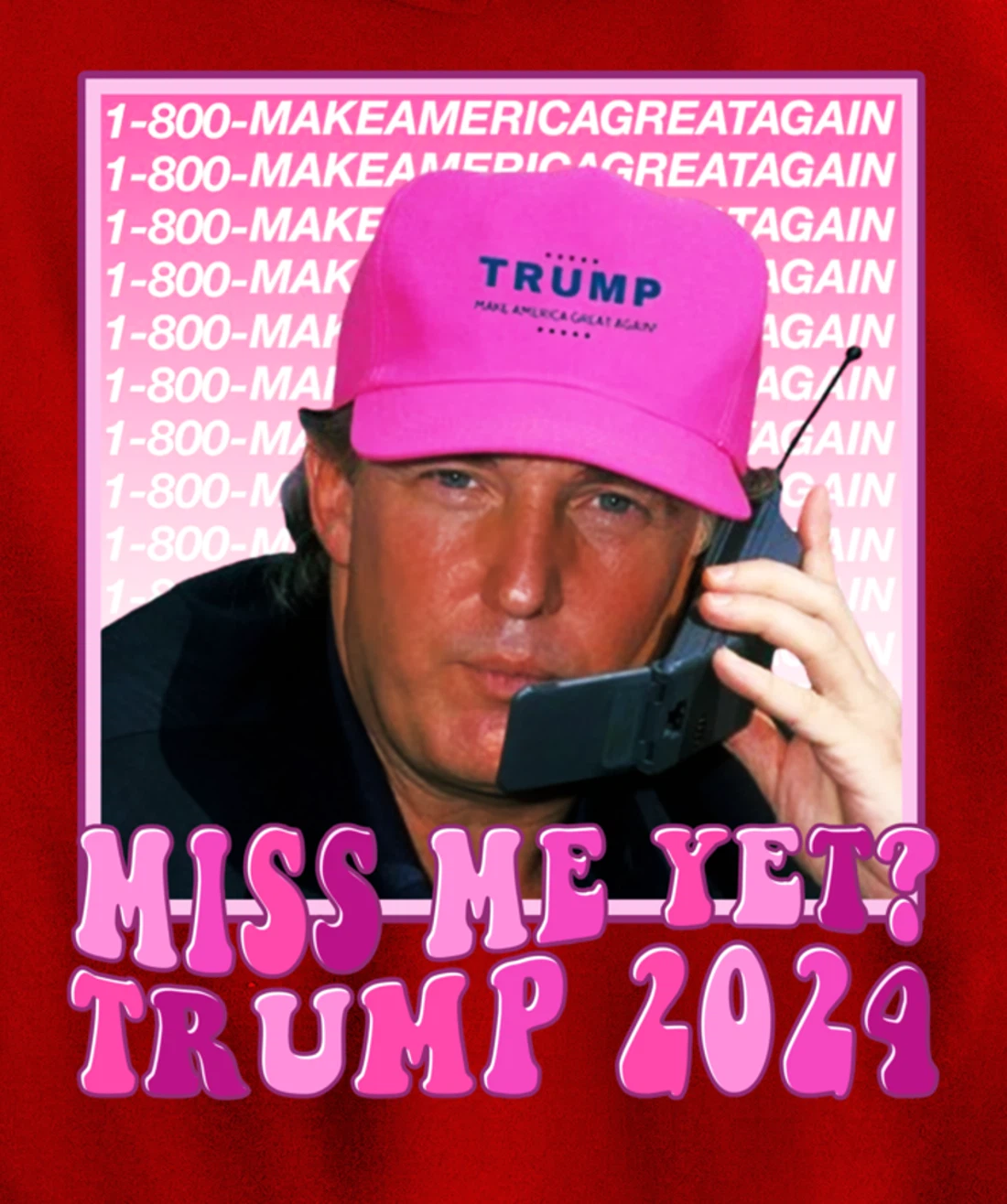 Miss Me Yet Trump 2024 Take America Back Election Patriotic Pullover Hoodie