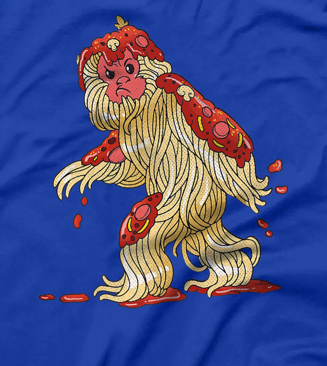 Spaghetti Squatch Italian Bigfoot Sasquatch Vintage T-Shirt, Kid T-Shirt and Women T-Shirt