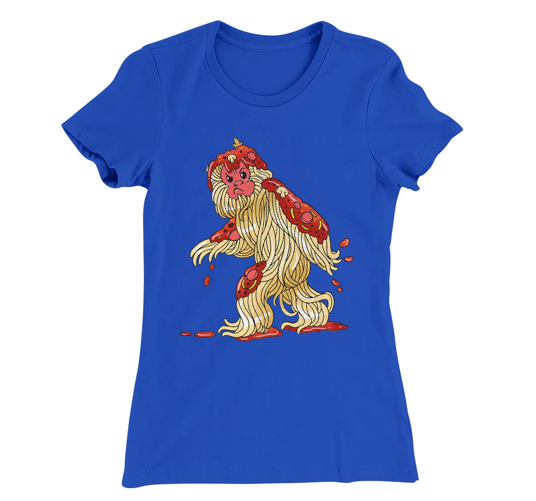 Spaghetti Squatch Italian Bigfoot Sasquatch Vintage T-Shirt, Kid T-Shirt and Women T-Shirt