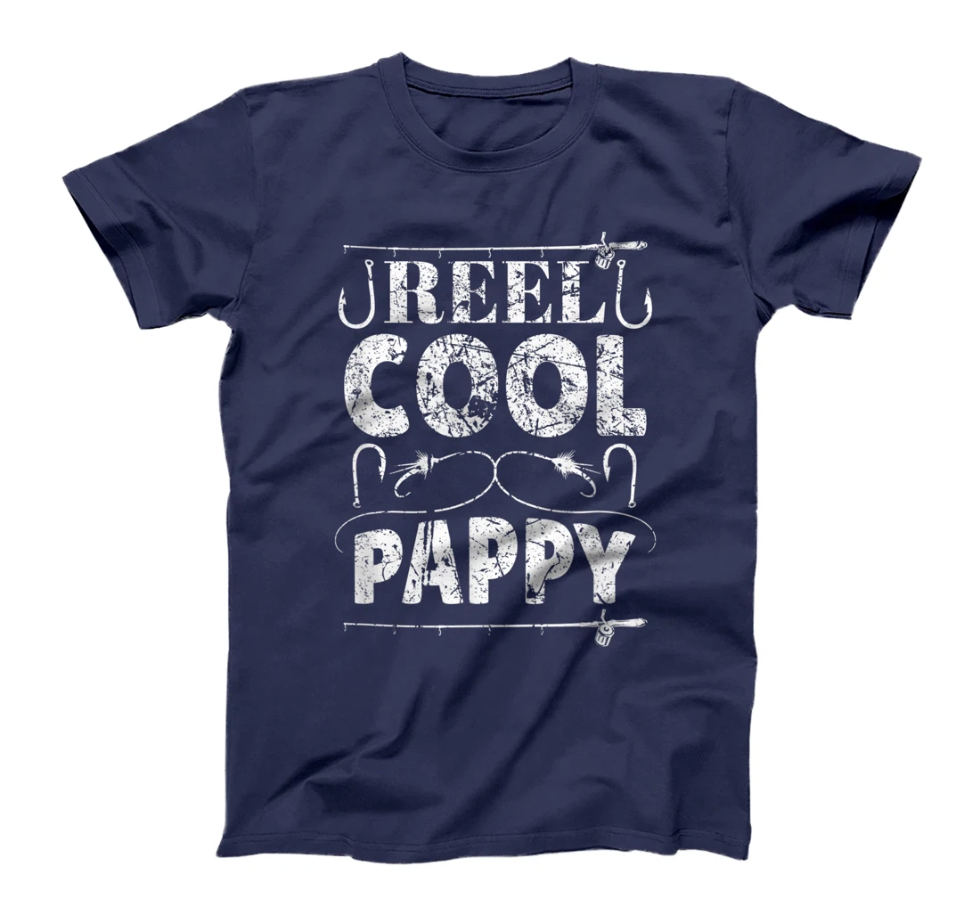 Reel Cool Pappy Funny Grandpa Fishing Vintage T-Shirt, Women T-Shirt