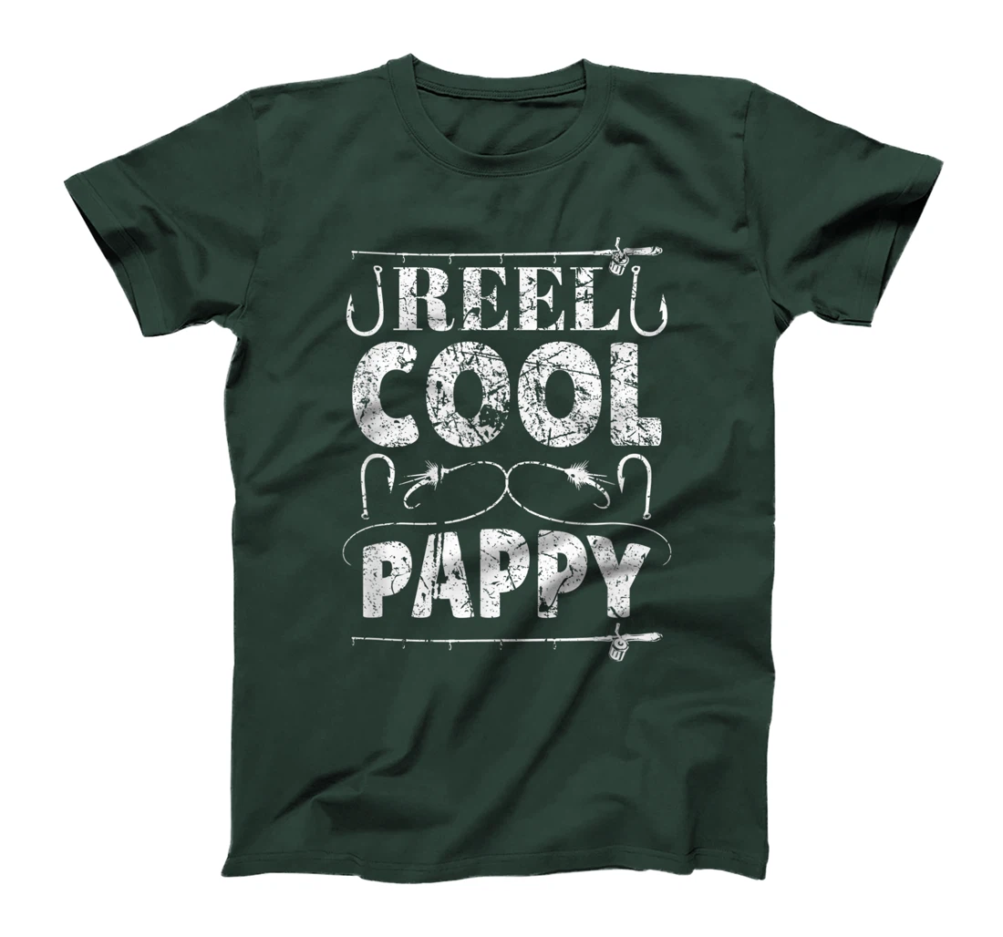 Reel Cool Pappy Funny Grandpa Fishing Vintage T-Shirt, Women T-Shirt