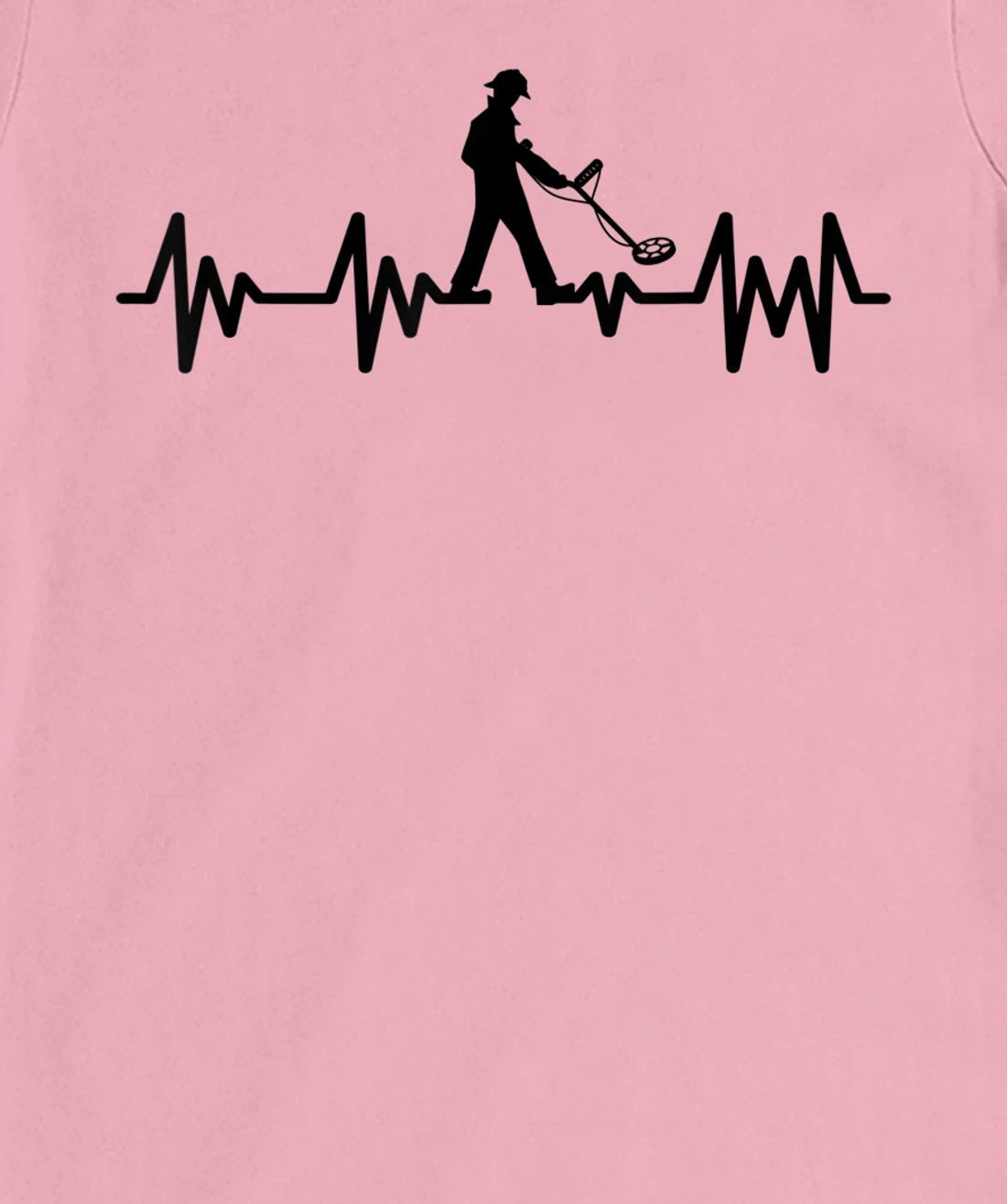 Womens Detectorists detecting Heartbeat Detectoring Metaldetector T-Shirt, Kid T-Shirt and Women T-Shirt