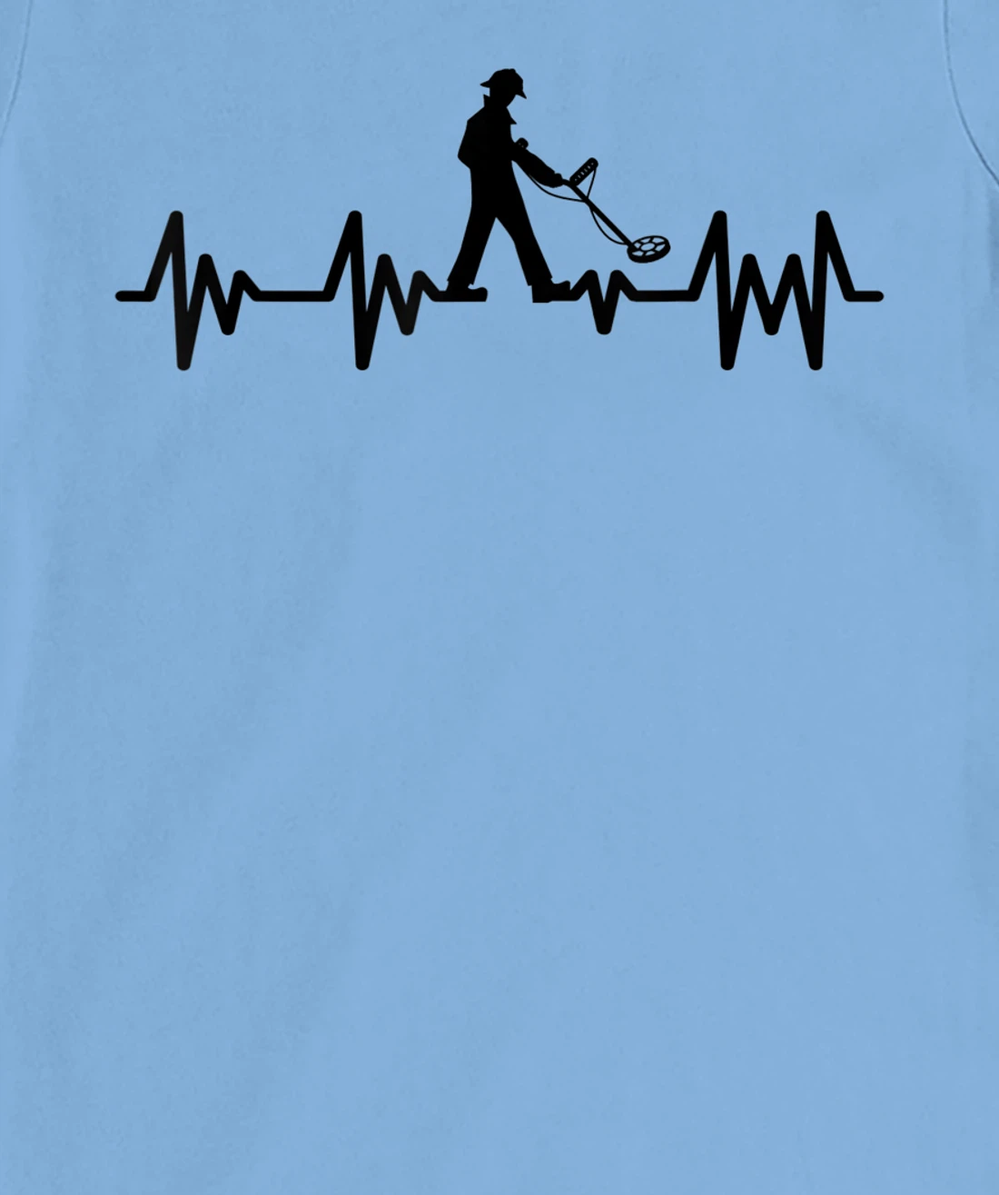 Womens Detectorists detecting Heartbeat Detectoring Metaldetector T-Shirt, Kid T-Shirt and Women T-Shirt