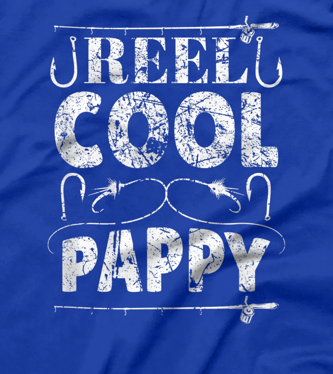 Reel Cool Pappy Funny Grandpa Fishing Vintage T-Shirt, Women T-Shirt
