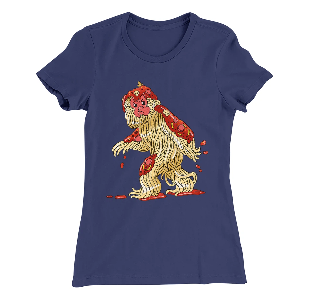 Spaghetti Squatch Italian Bigfoot Sasquatch Vintage T-Shirt, Kid T-Shirt and Women T-Shirt