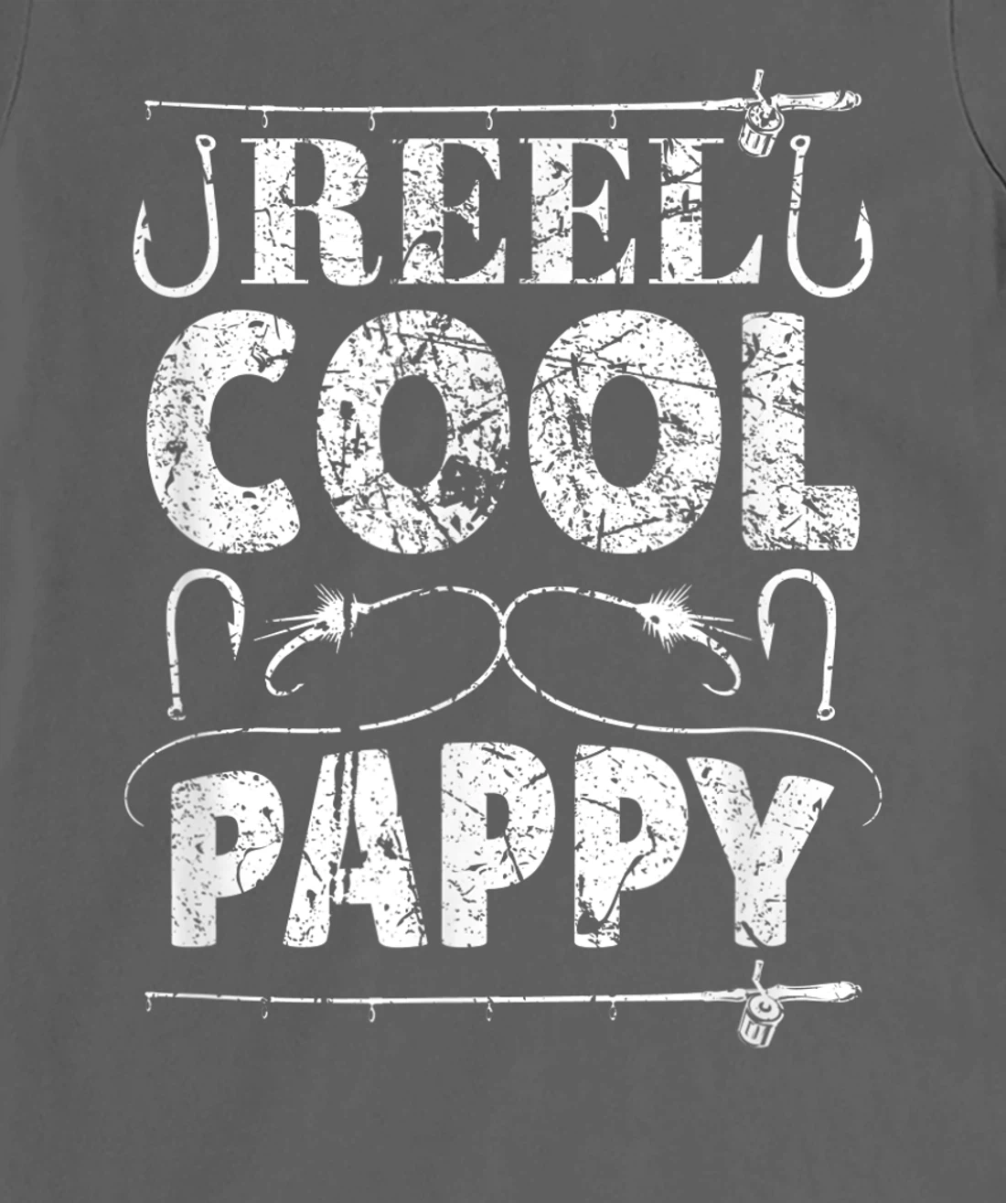 Reel Cool Pappy Funny Grandpa Fishing Vintage T-Shirt, Women T-Shirt
