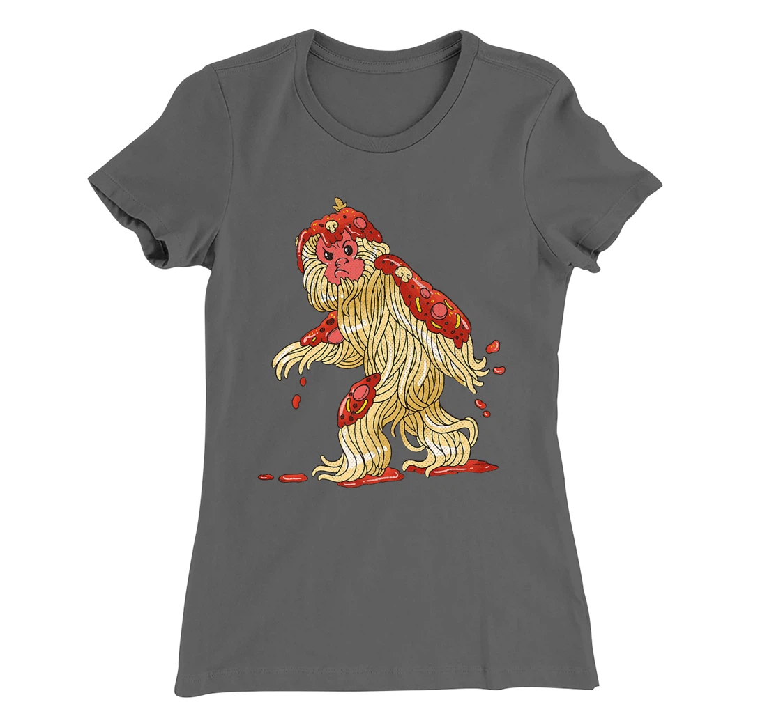 Spaghetti Squatch Italian Bigfoot Sasquatch Vintage T-Shirt, Kid T-Shirt and Women T-Shirt