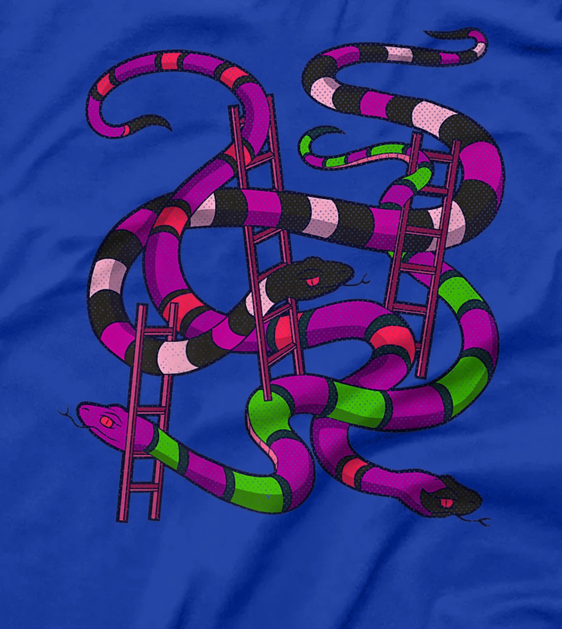 Snakes and Ladders Dark Humor Board Game Horror Gamer T-Shirt, Kid T-Shirt and Women T-Shirt