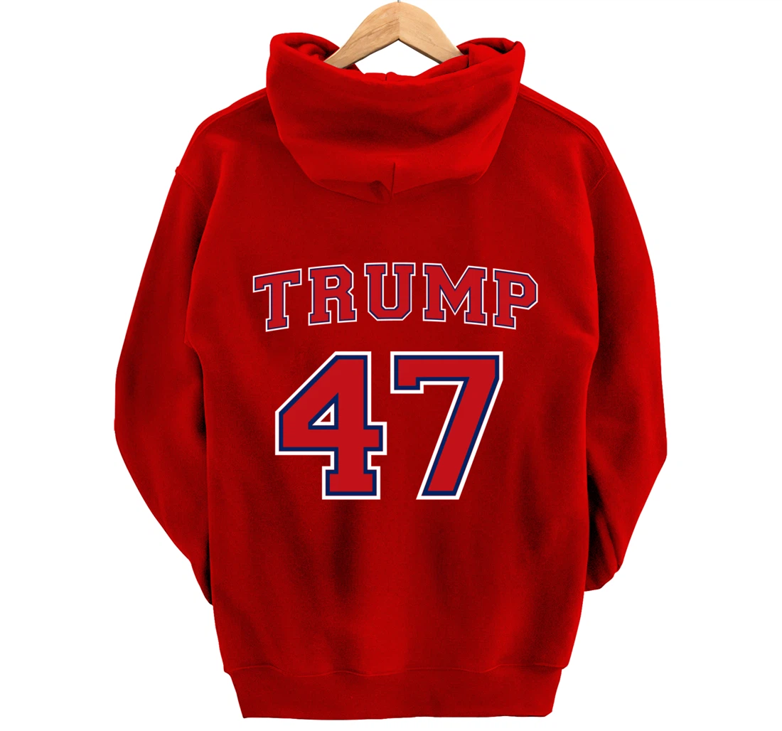 47 Trump 2024 Vote President Donald Trump 47th President Pullover Hoodie
