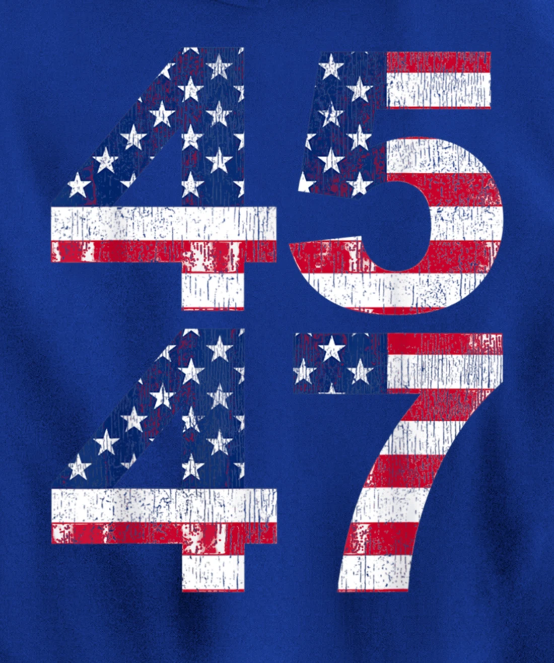 President Trump 45 47 2024 Election Vintage American Flag Pullover Hoodie