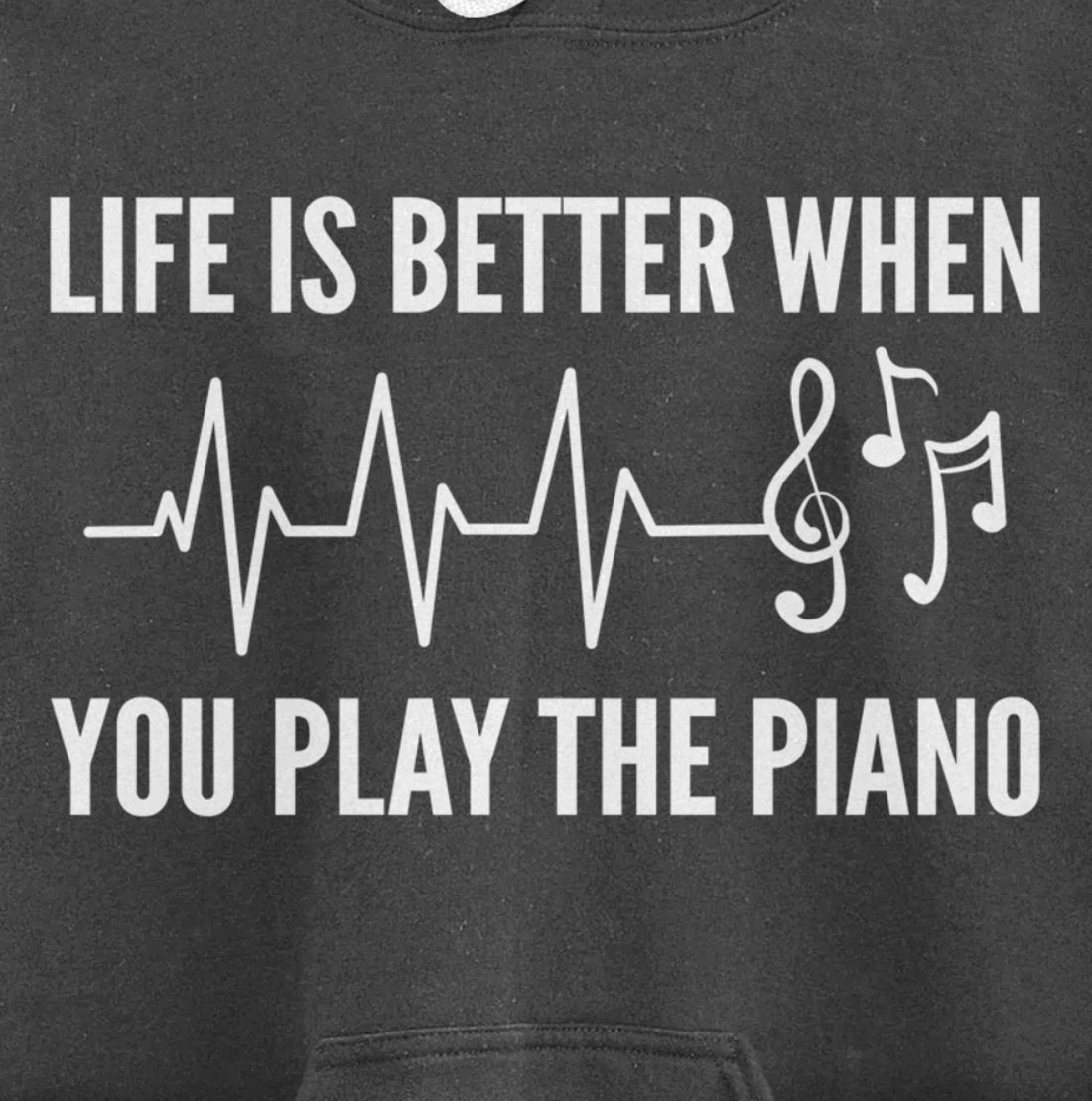 Better Play Piano Music Teacher Pullover Hoodie