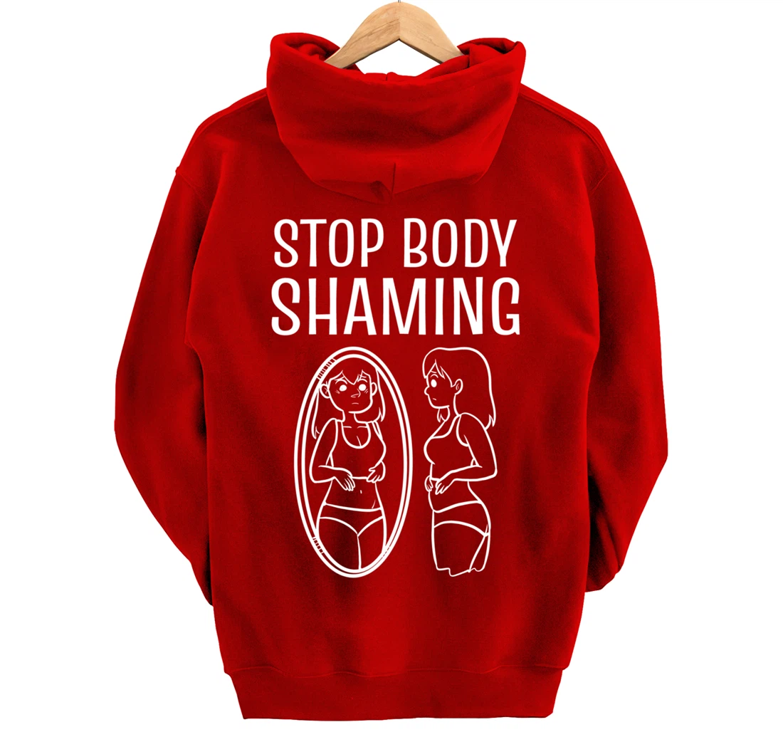 Stop Body Shaming Model Pullover Hoodie