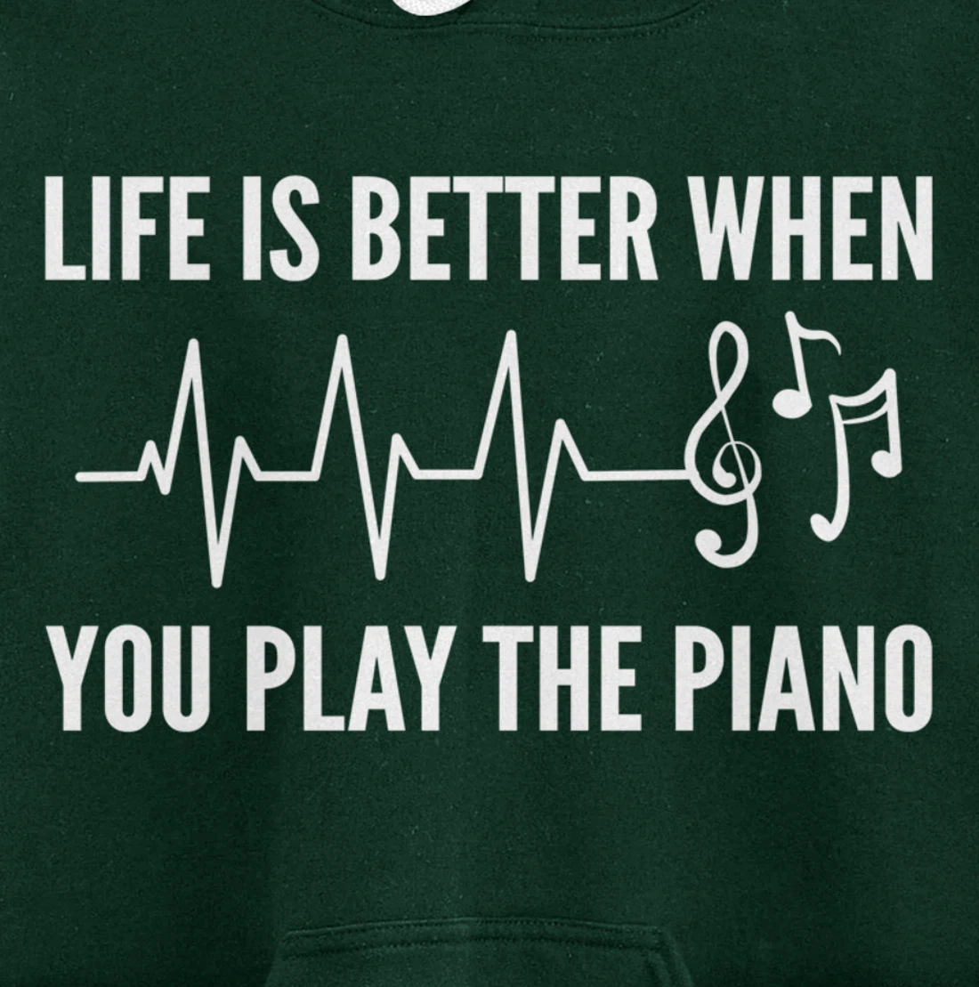 Better Play Piano Music Teacher Pullover Hoodie