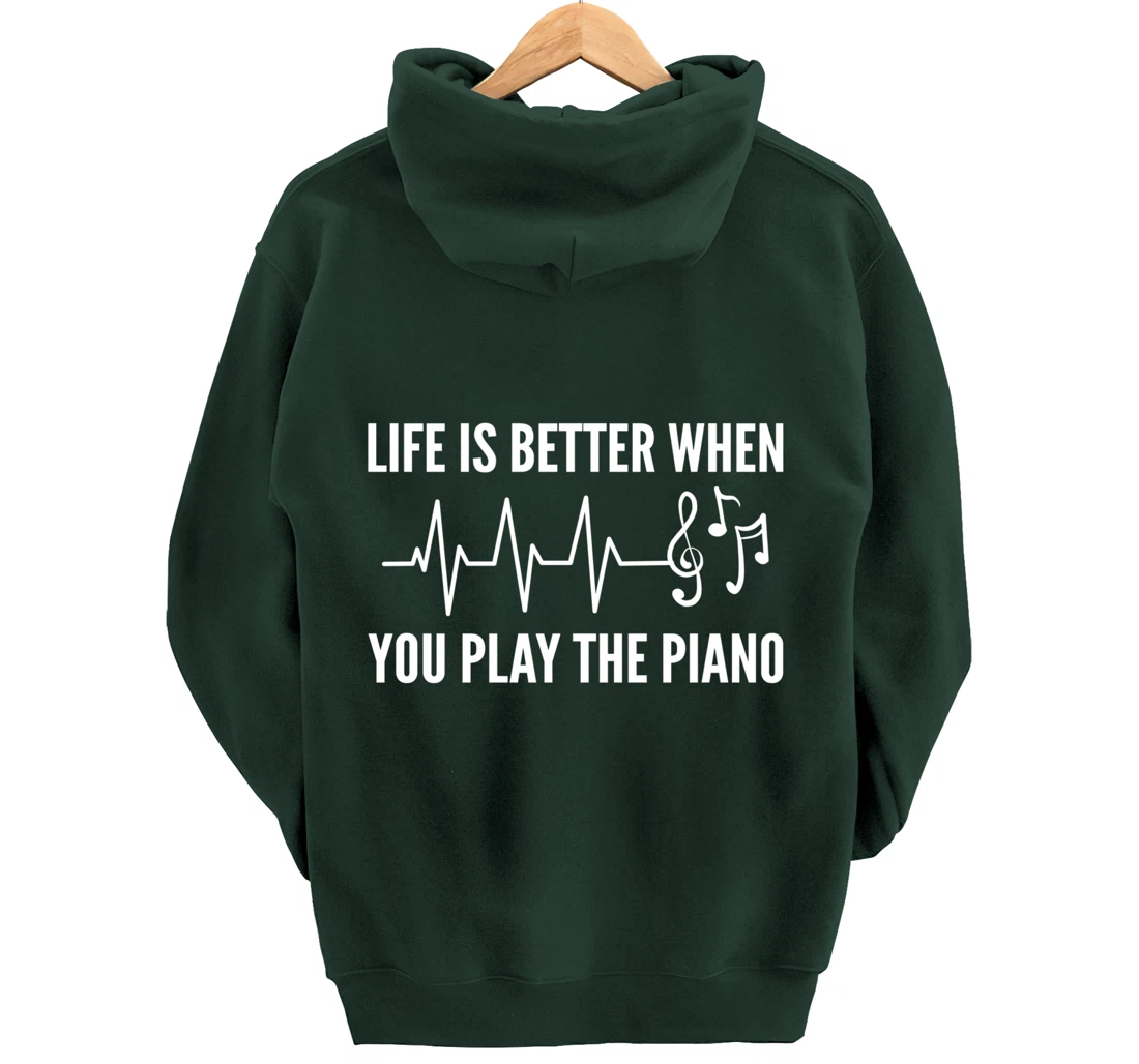 Better Play Piano Music Teacher Pullover Hoodie