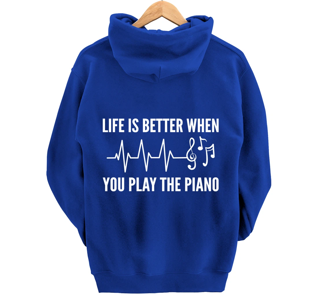Better Play Piano Music Teacher Pullover Hoodie