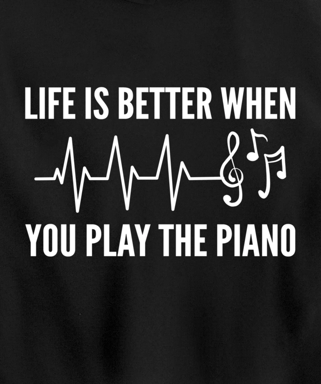 Better Play Piano Music Teacher Pullover Hoodie