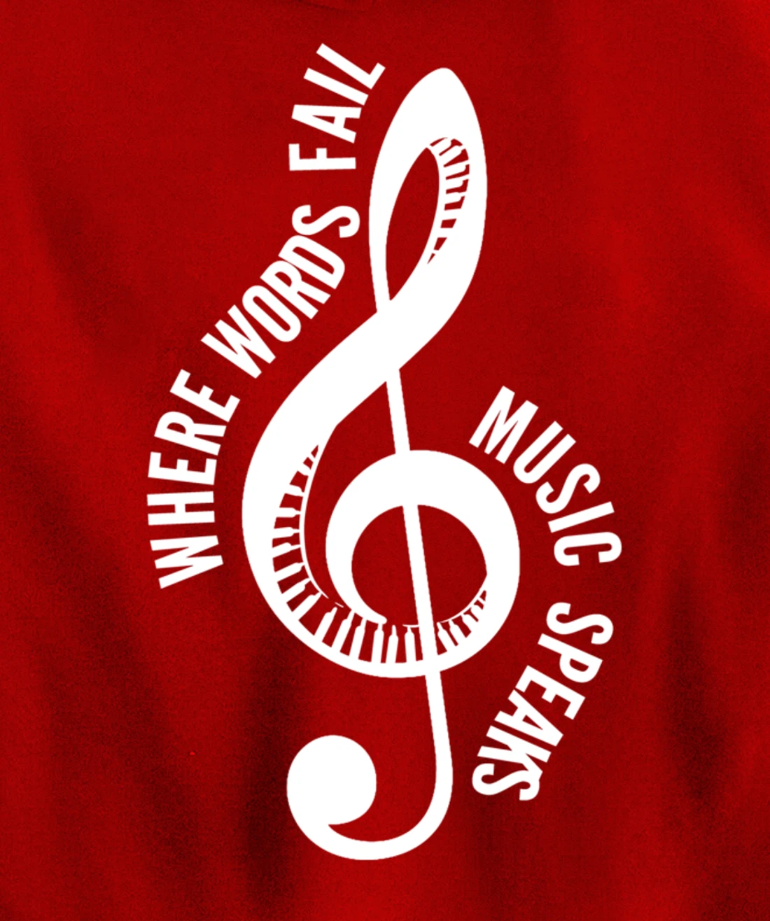 Where Music Speaks Song Writer Pullover Hoodie