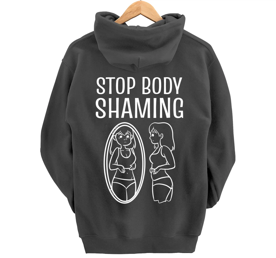 Stop Body Shaming Model Pullover Hoodie