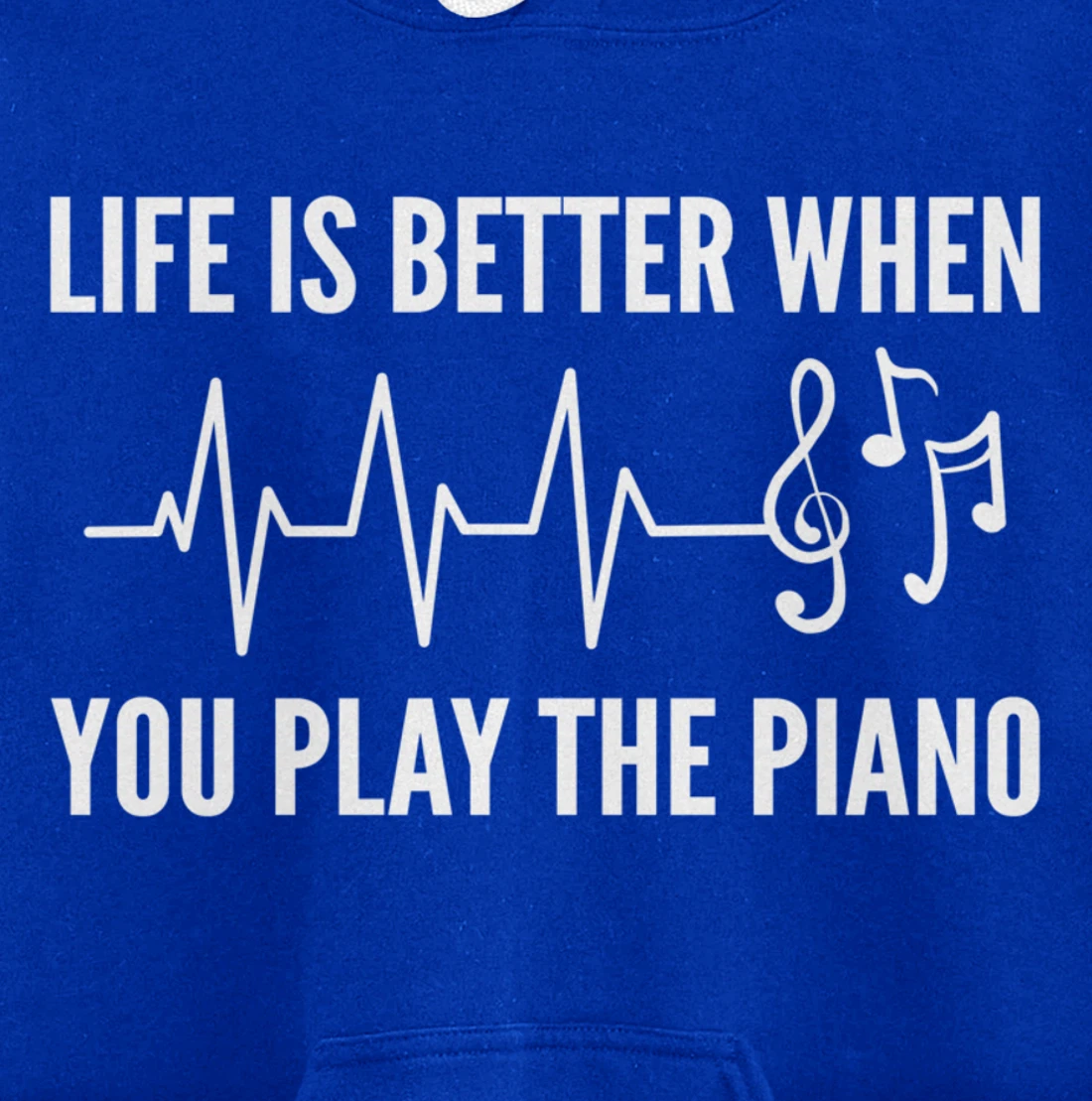 Better Play Piano Music Teacher Pullover Hoodie