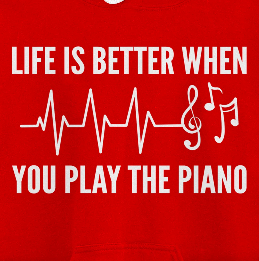 Better Play Piano Music Teacher Pullover Hoodie