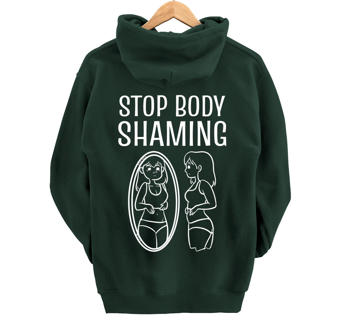 Stop Body Shaming Model Pullover Hoodie