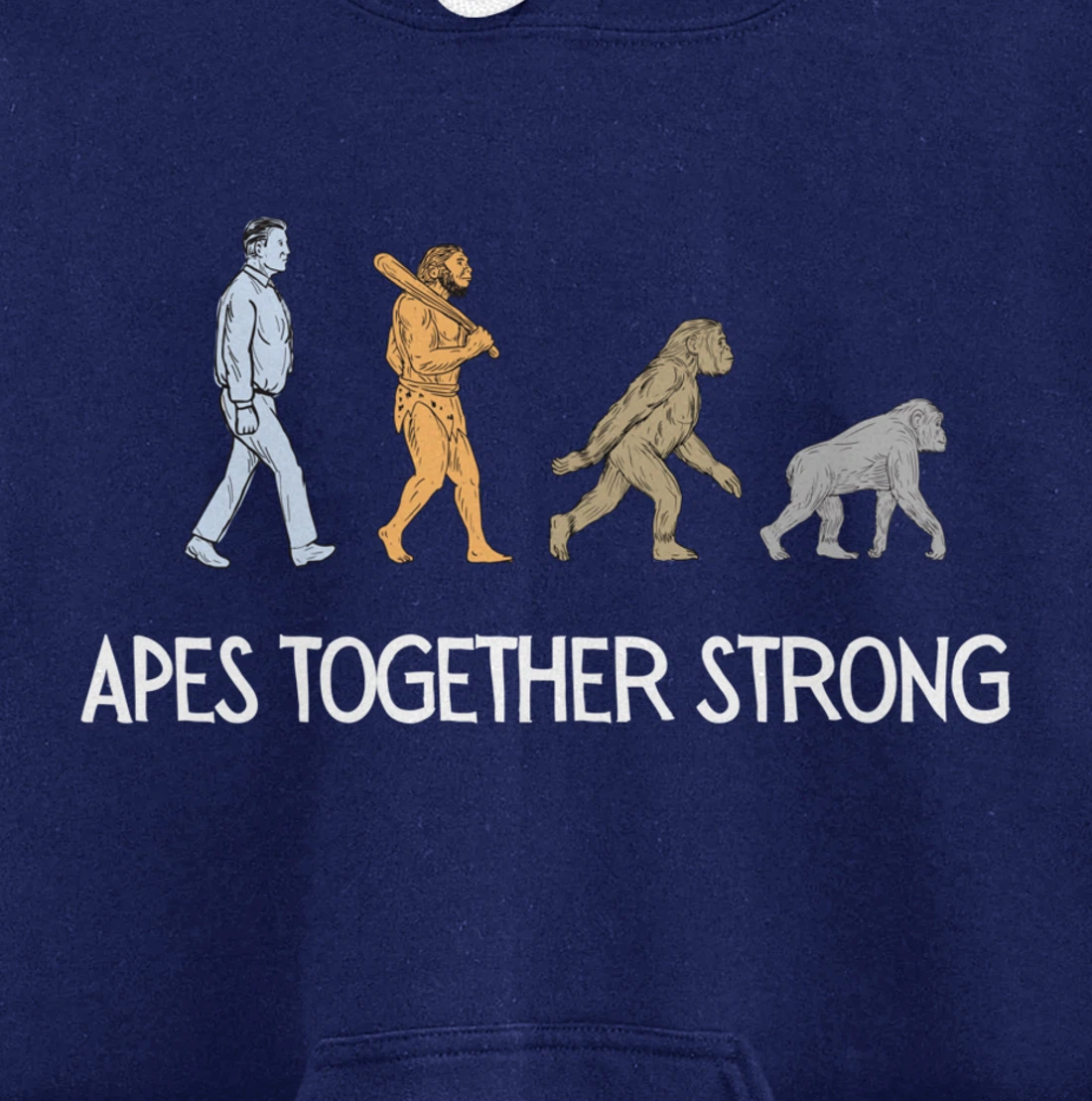 Apes Together Strong Pullover Hoodie