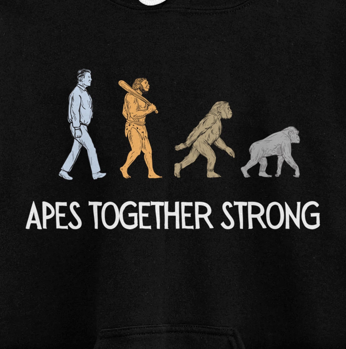 Apes Together Strong Pullover Hoodie